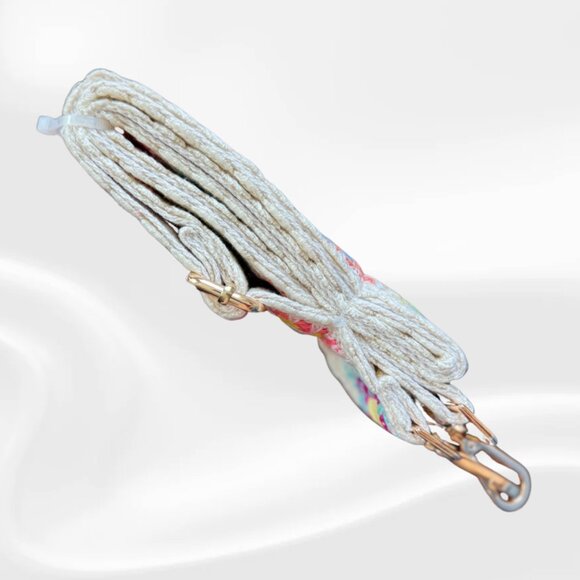 NEW Crochet Floral Bag Strap | Boho Multicolor Purse Strap NWT - Picture 4 of 7